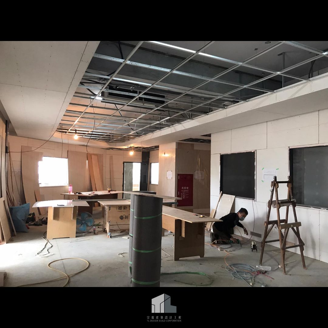 宗霖建築設計工程 宗霖建築設計 宗霖設計 宗霖 TL Design Build Corporation 高雄室內設計 精選文章 小學堂 工地工程 輕鋼架 輕隔間 防火 天花板 明架 暗架