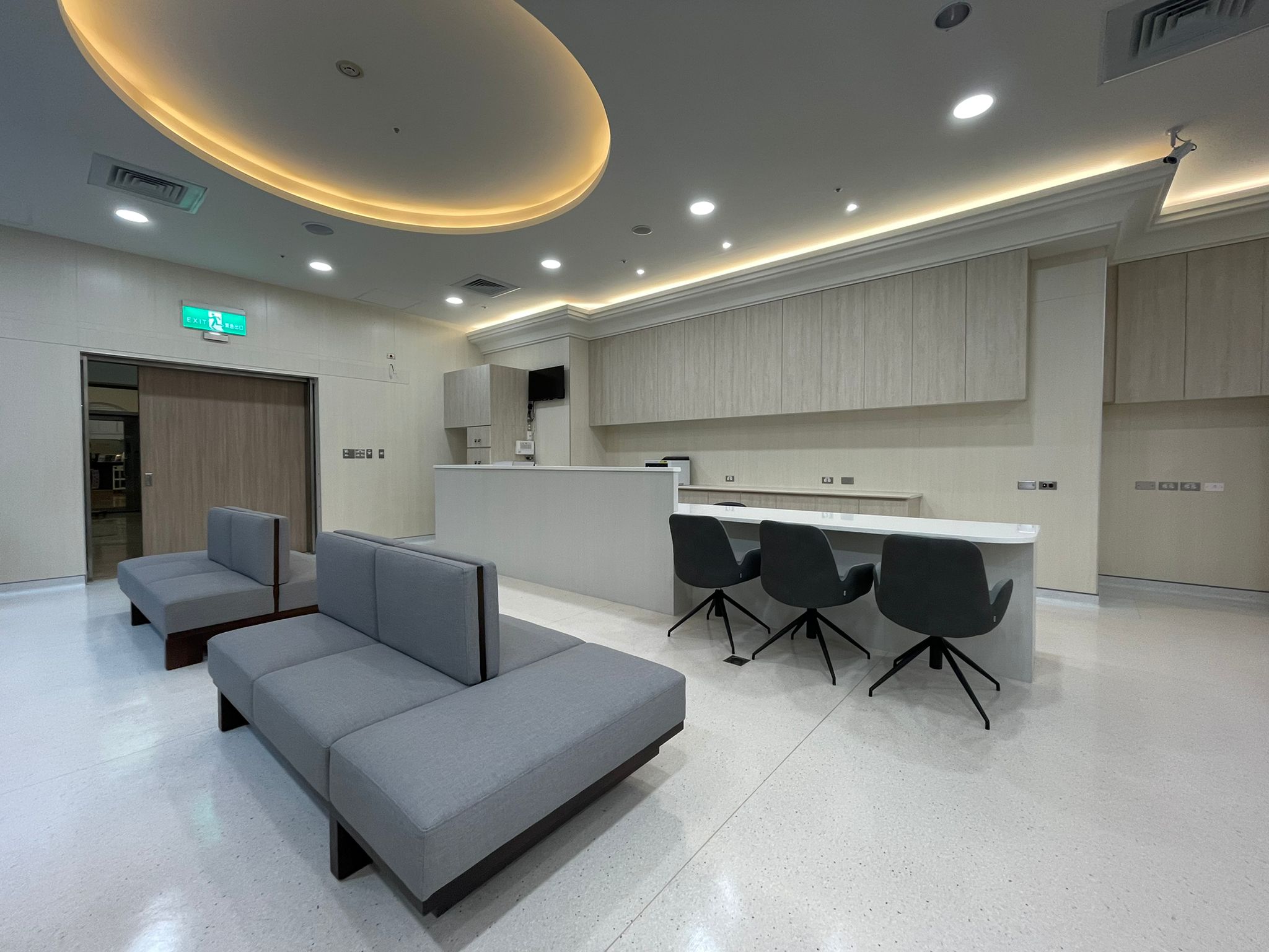 宗霖建築設計工程 宗霖建築設計 宗霖設計 宗霖 TL Design Build Corporation 台南市奇美醫療財團法人 柳營奇美醫院 高階健檢中心 櫃台等候區