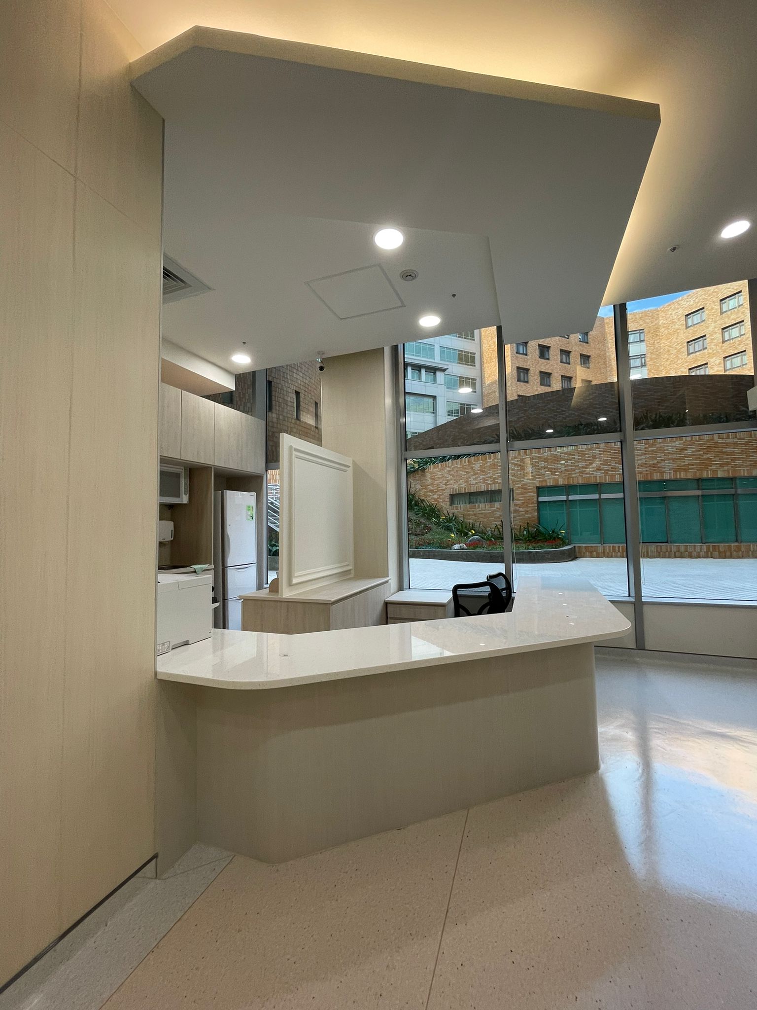 宗霖建築設計工程 宗霖建築設計 宗霖設計 宗霖 TL Design Build Corporation 台南市奇美醫療財團法人 柳營奇美醫院 高階健檢中心 櫃台